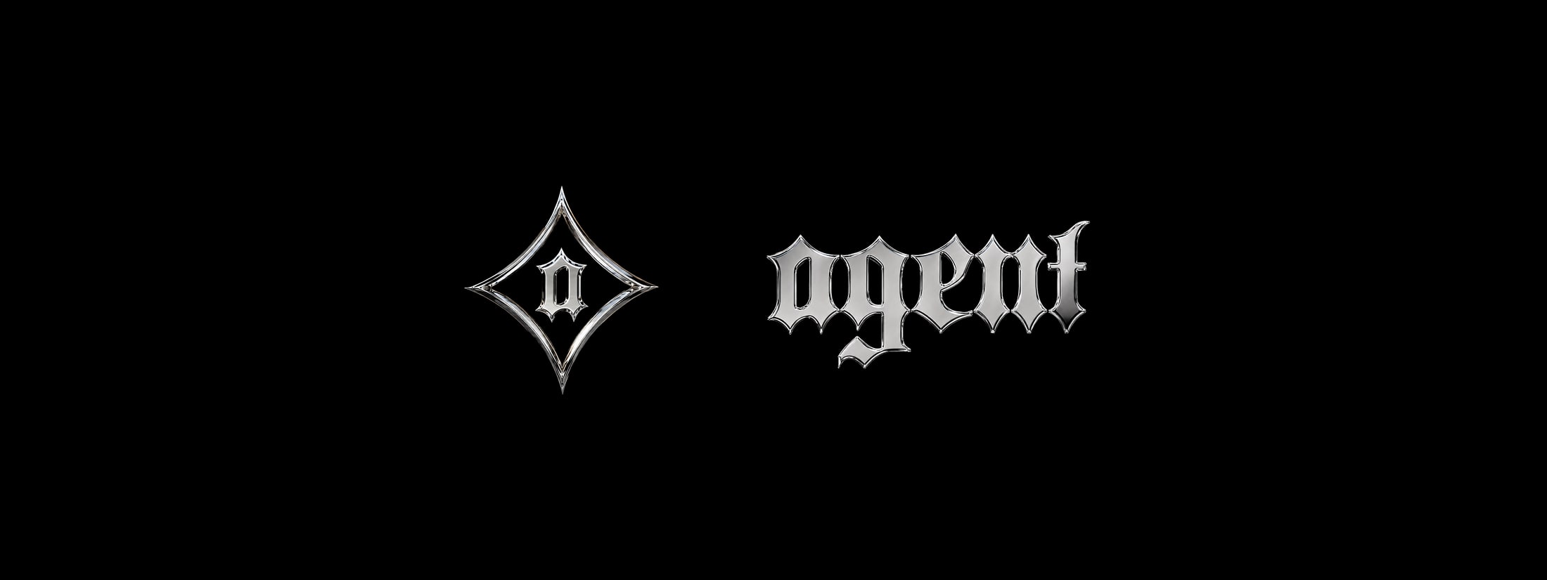 Chrome Agent emblem and wordmark on black