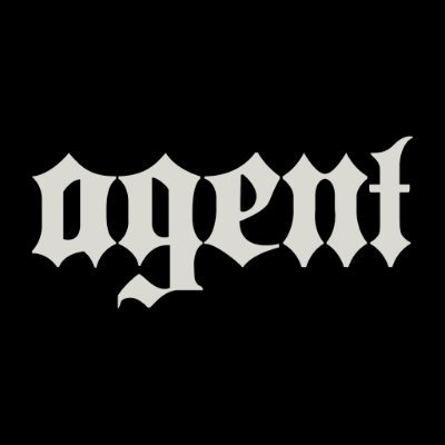 Agent ivory wordmark on black profile picture